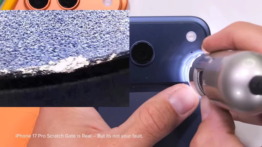 У iPhone 17 Pro виявили проблему “Scratchgate” через алюмінієвий корпус