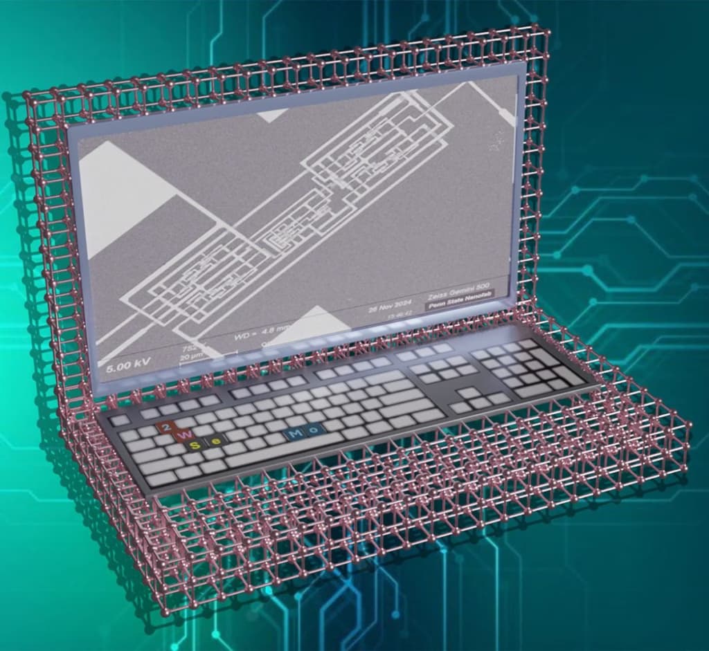 Вчені представили перший у світі 2D-комп’ютер