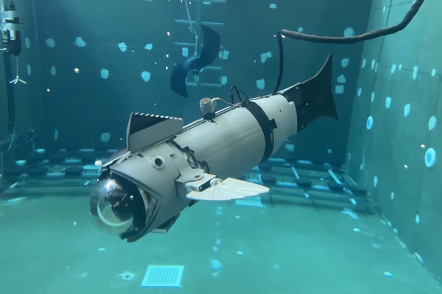 Вчені випробували підводного робота з біоміметичними плавцями