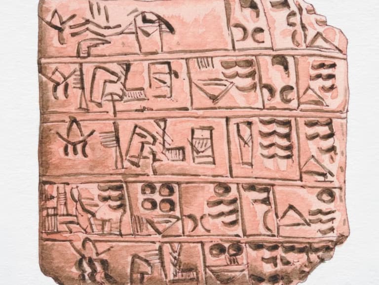 Вчені знайшли давню табличку з 39 літерами невідомої мови