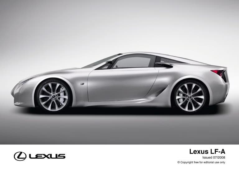Представлений Lexus LFA Concept