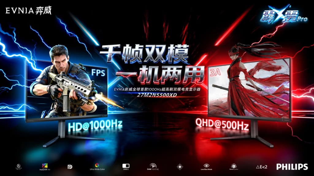 Представлений 1000-герцевий монітор Philips