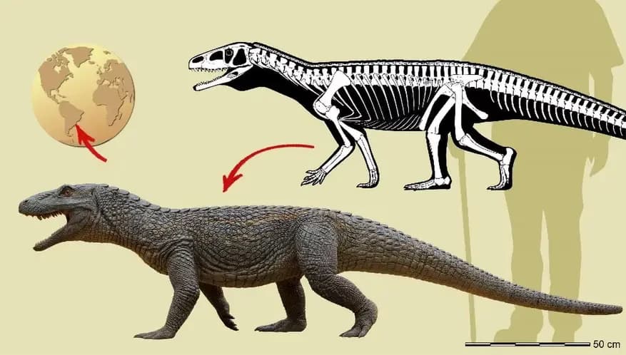Вчені знайшли доісторичного крокодила, який жив ще до епохи динозаврів