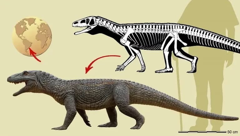 Вчені знайшли доісторичного крокодила, який жив ще до епохи динозаврів