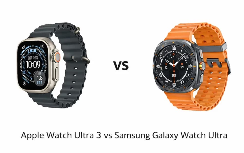 Apple Watch Ultra 3 vs Galaxy Watch Ultra: битва автономності, екранів і продуктивності