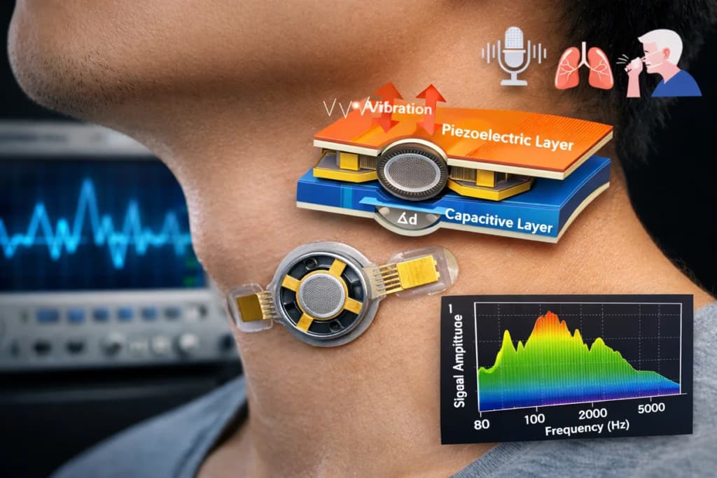 Вчені створили датчик, який фіксує дихання через шкіру