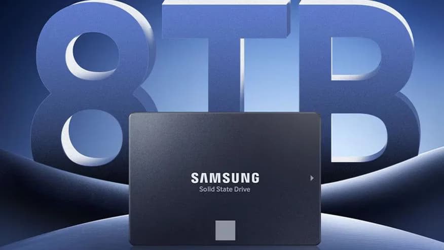 Samsung випустила SSD-накопичувач 870 EVO ємністю 8 ТБ
