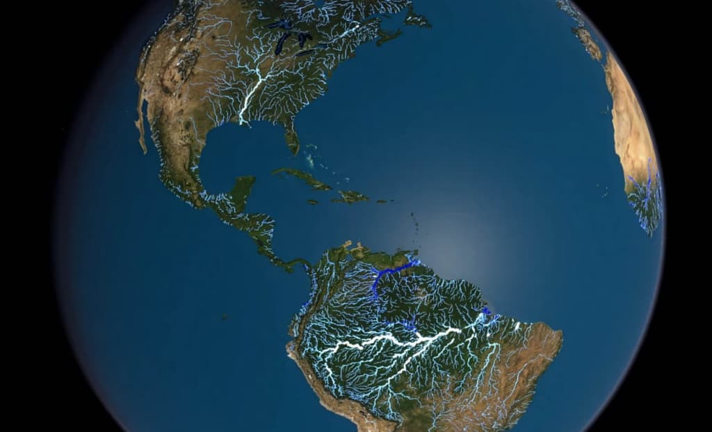 Супутник SWOT показав, як річки Землі змінюються протягом року