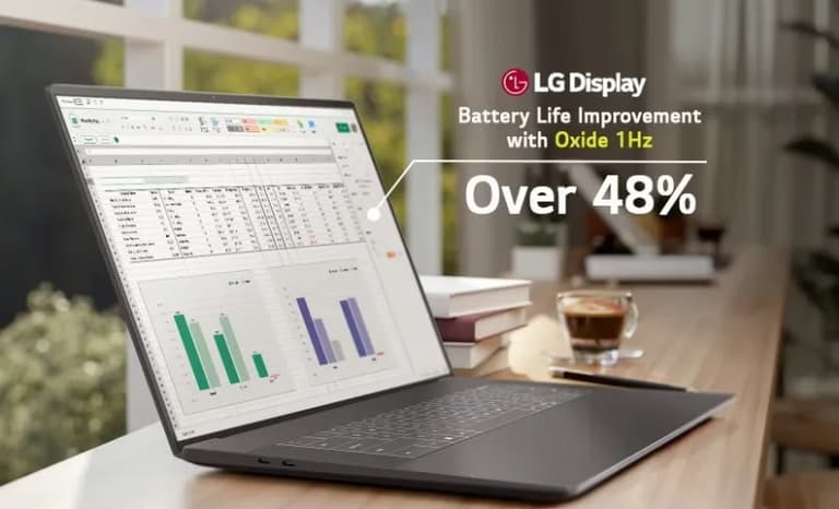 LG Display запускає масове виробництво унікальних дисплеїв Oxide 1 Hz