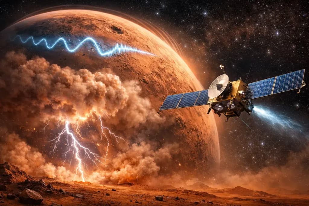 NASA вперше виявило ознаки блискавок у атмосфері Марса