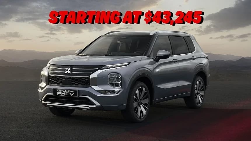 Mitsubishi анонсувала оновлений Outlander Plug-In Hybrid