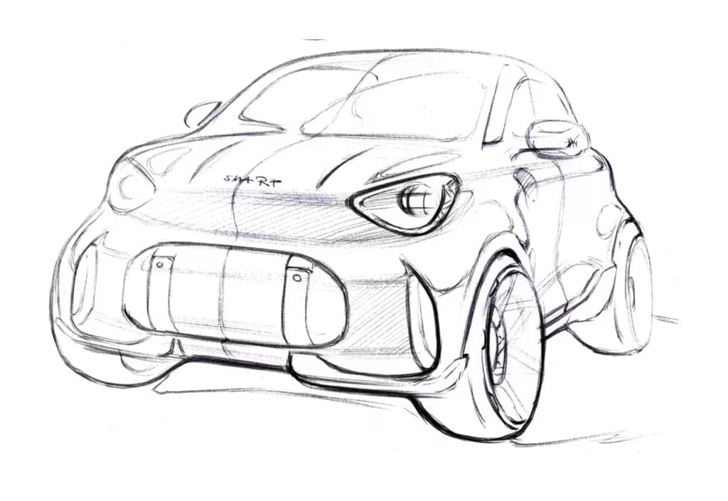 Smart показала перші ескізи нового кросовера