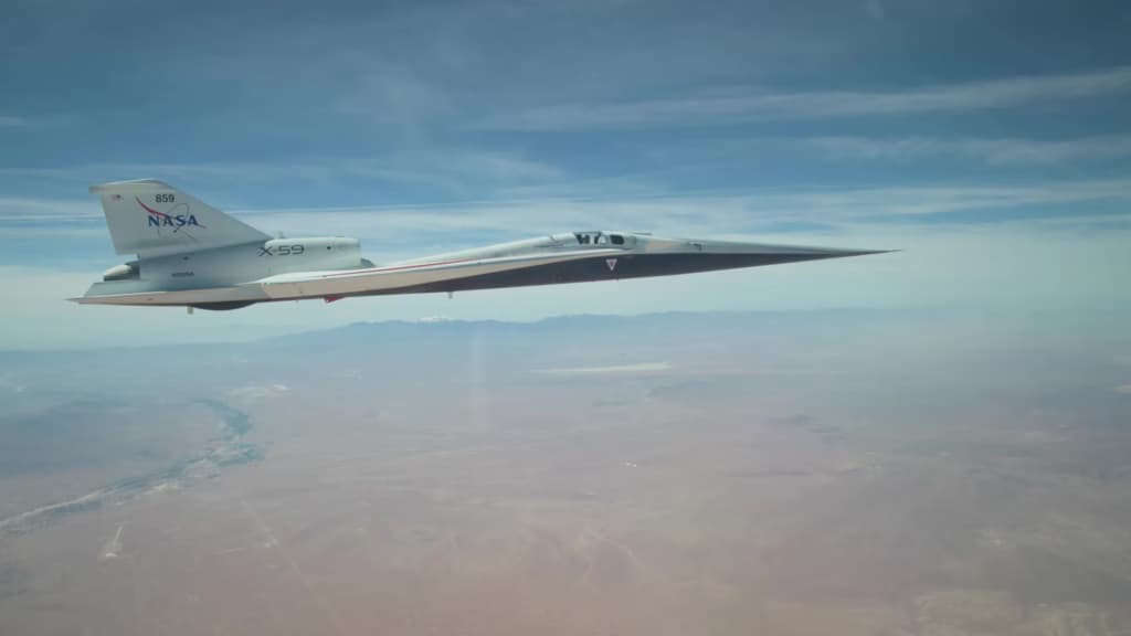 Літак X-59 від NASA наближається до межі звуку
