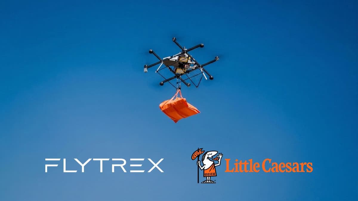 Дрон для доставки піци: Little Caesars та Flytrex запускають нову послугу
