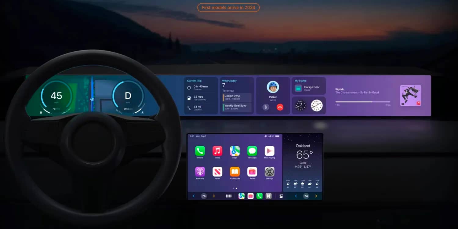 Apple та iOS 17.4 підтвердили, що деякі автомобілі отримають цього року CarPlay наступного покоління