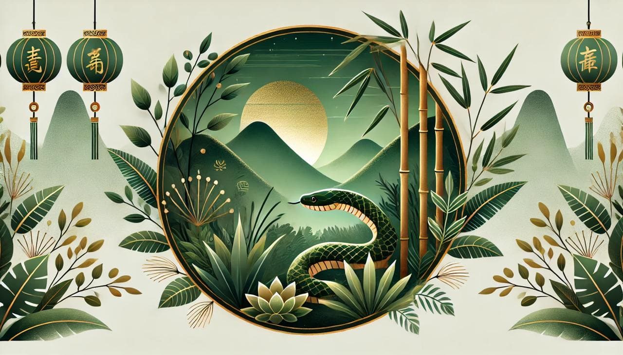 Зелена дерев’яна змія: Який колір принесе щастя у 2025 році?