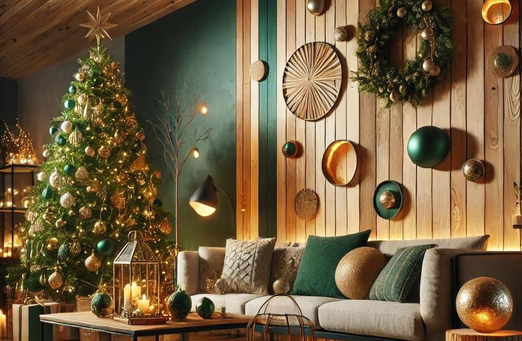 Новорічні тренди в дизайні інтер’єру 2025 року