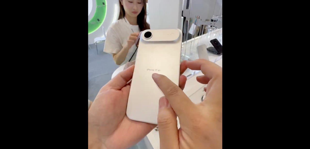 iPhone 17 Air став найтоншим смартфоном Apple: з’явилися перші фото прототипу