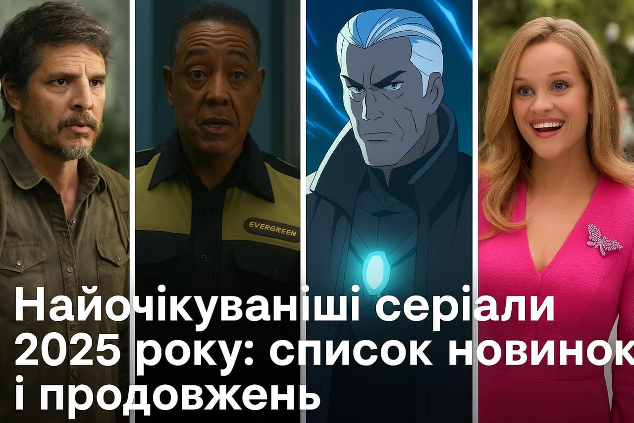 Найочікуваніші серіали 2025 року: список новинок і продовжень