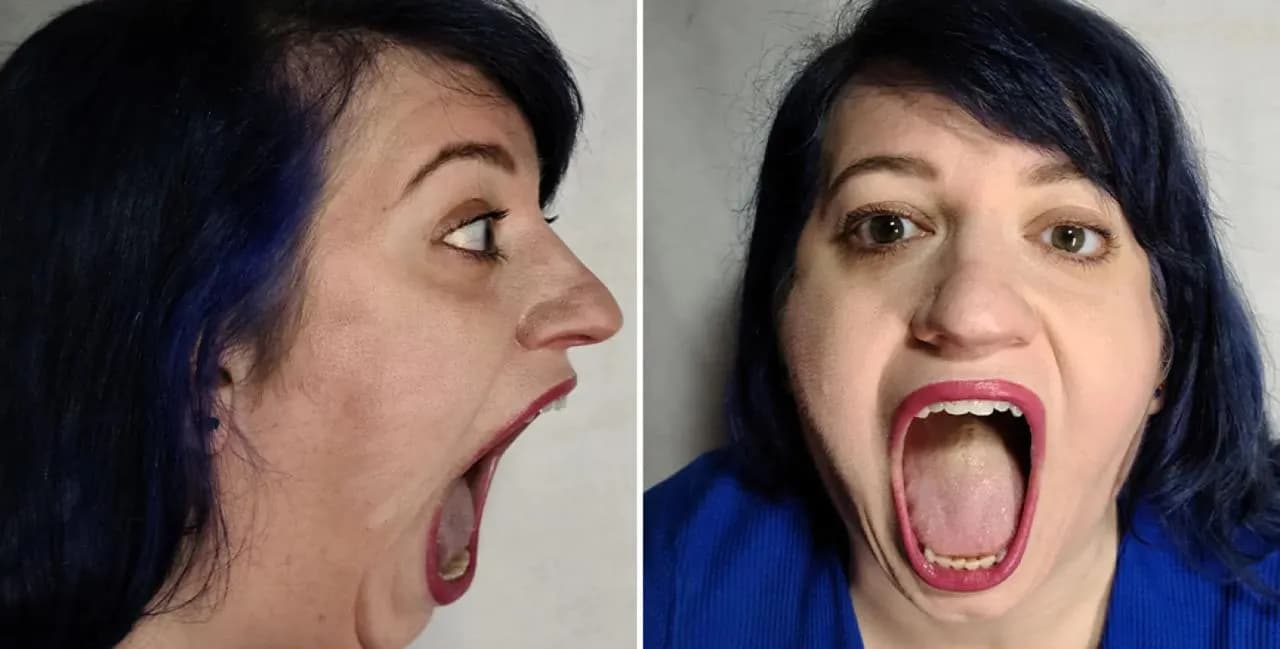 Світовий рекорд: як виглядає жінка з найбільшим роззявленим ротом у світі (Фото)