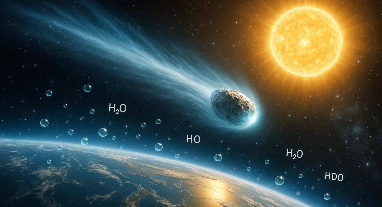 Вода з космосу: комети могли наповнити Землю океанами