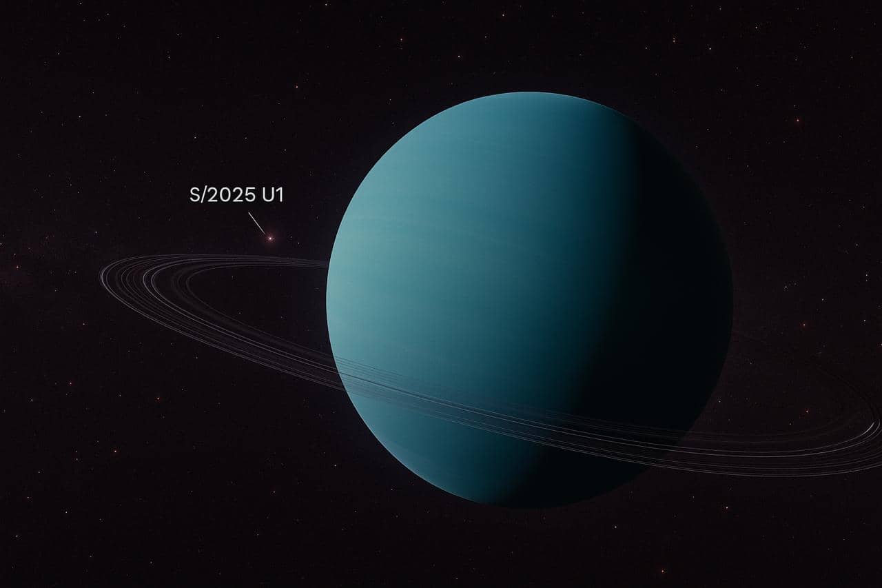 Вебб знайшов новий супутник Урана S/2025 U1