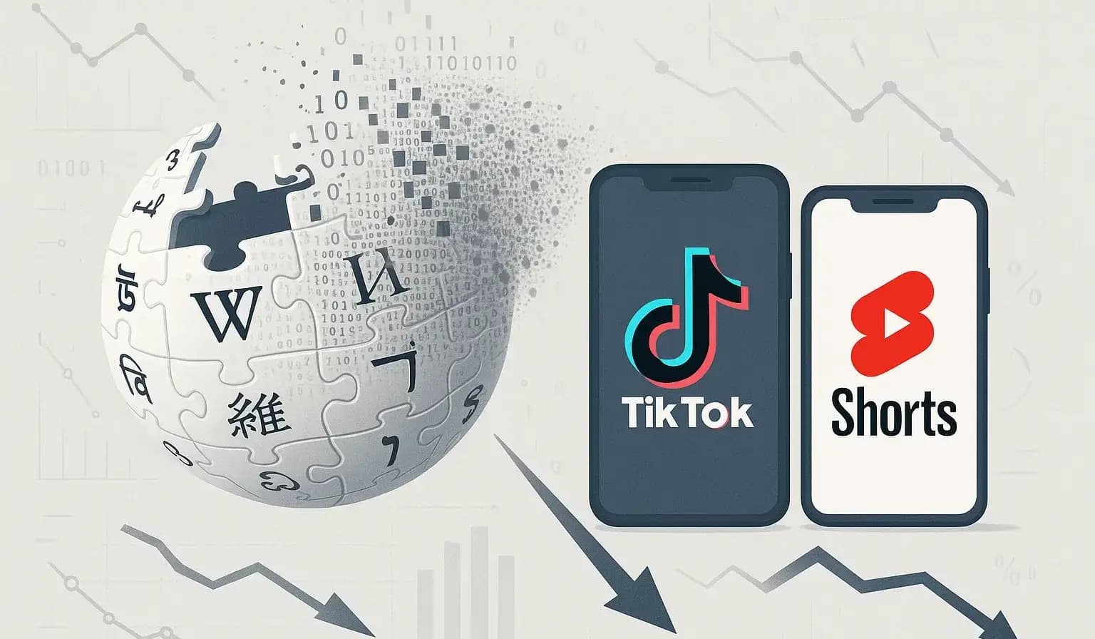 “Вікіпедія” втрачає популярність: користувачі переходять до ШІ та коротких відео