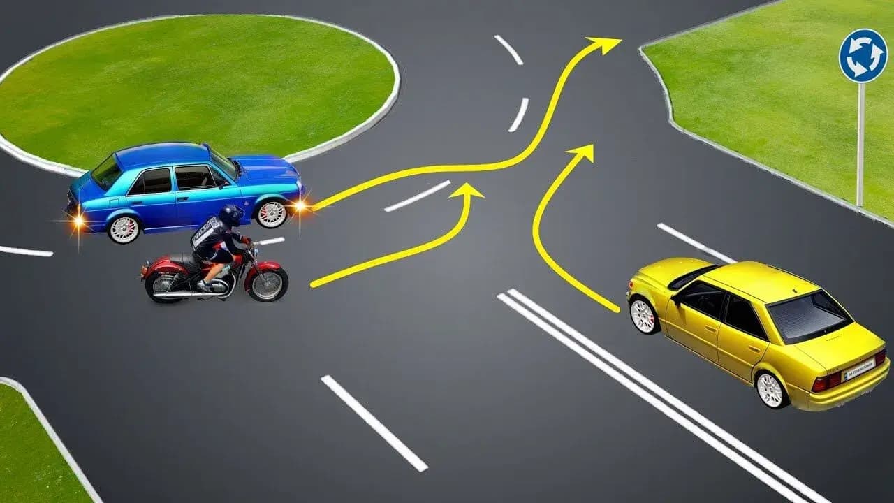 Тест із ПДР: хто першим проїде кругове перехрестя?