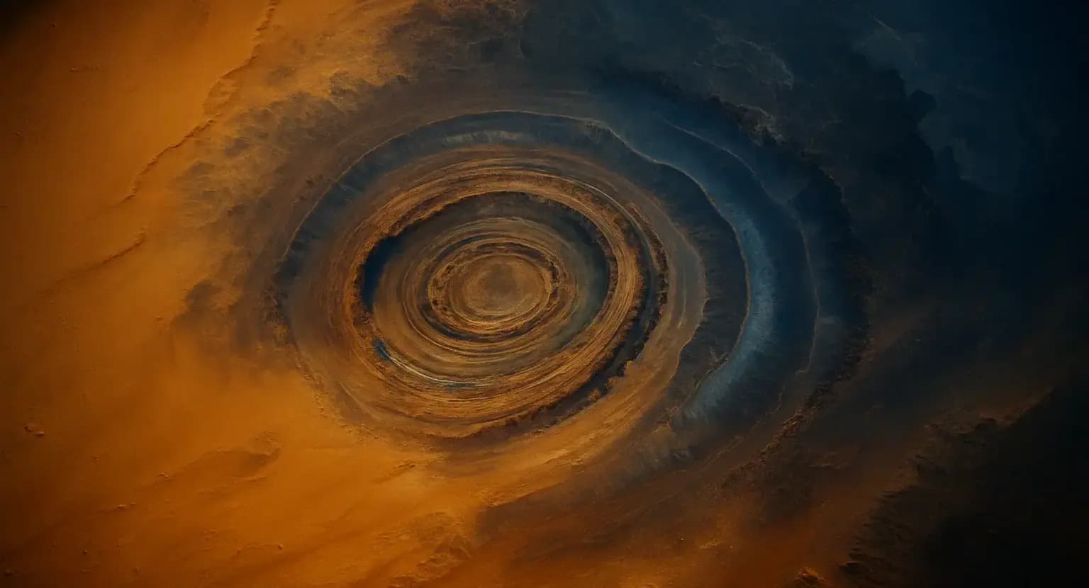 Око Африки: нове дослідження розкрило справжню історію гігантської спіралі в Сахарі