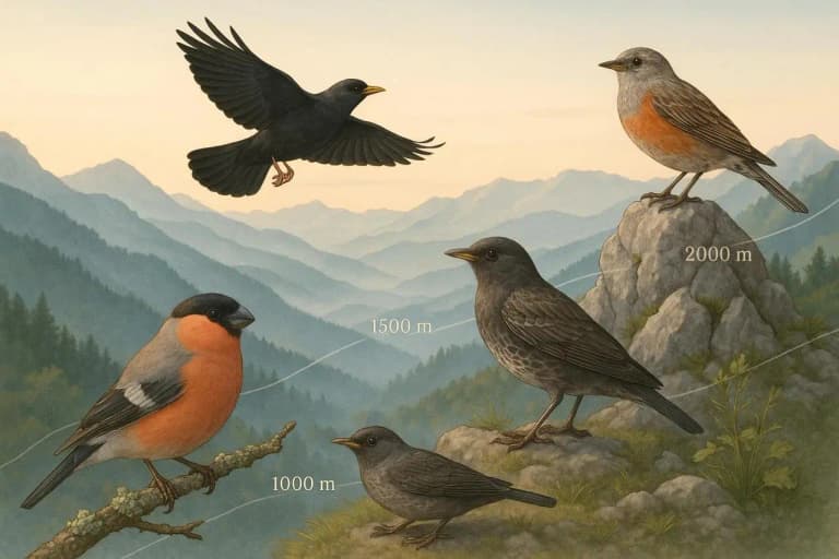 Клімат змушує птахів тікати в гори: 63% видів вже змінили висотні ареали