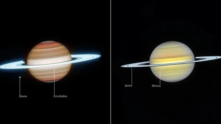 Телескопи Вебб і Габбл показали нові деталі атмосфери Сатурна