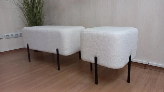 Пуфик у інтер’єрі: менше місця — більше користі