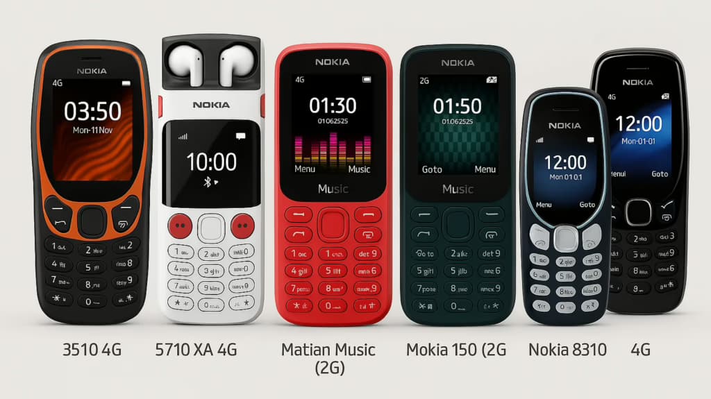 HMD Global готує фінальний випуск кнопкових телефонів Nokia