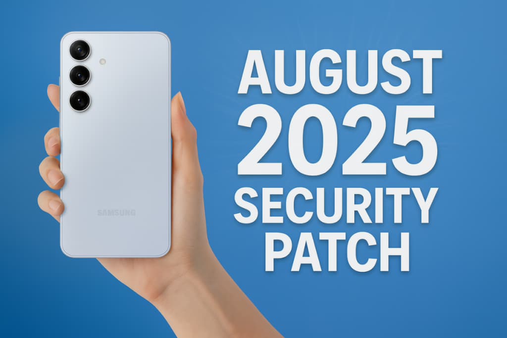Samsung випускає оновлення безпеки за серпень 2025 для своїх пристроїв