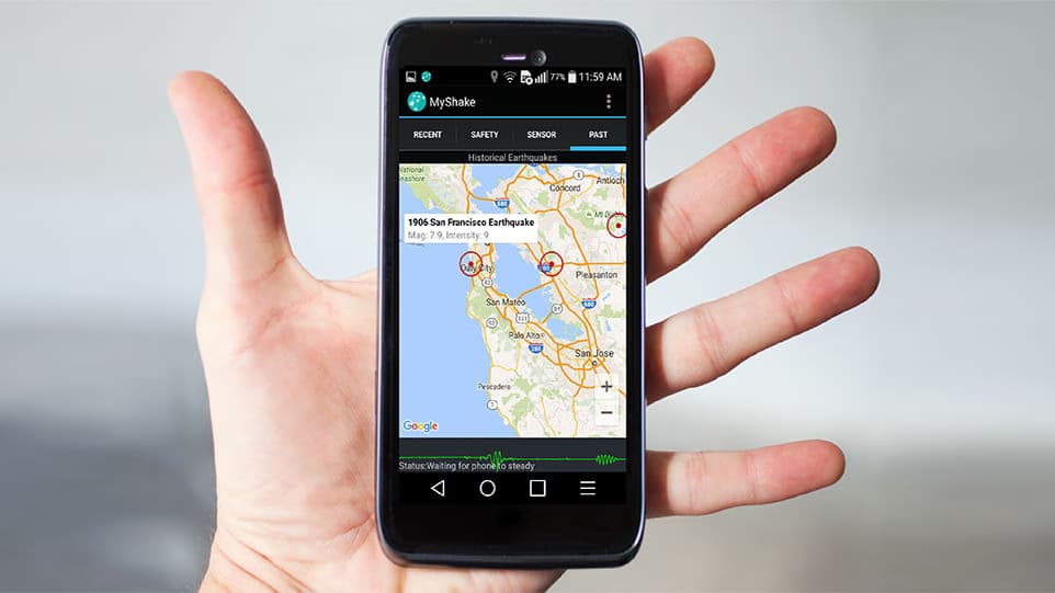 Смартфони можуть попереджати про землетруси раніше, ніж прилади