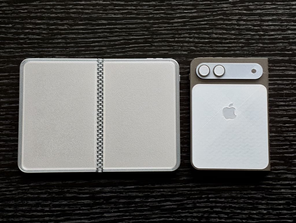 У мережі з’явилися «живі» фото макета iPhone Fold