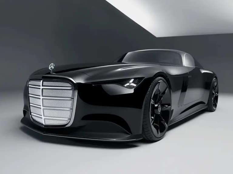Mercedes-Benz представив концепт із сонячною фарбою для зарядки під час руху