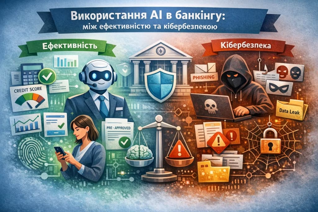 Використання AI в банкінгу: між ефективністю та кібербезпекою