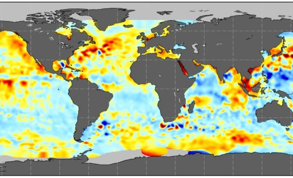 NASA відкрила доступ до унікальних даних про рівень моря