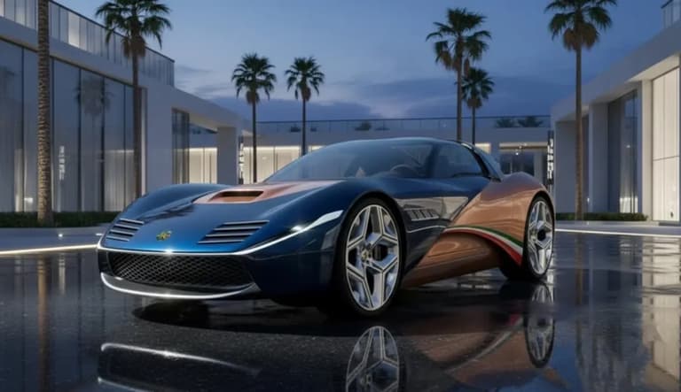 В Італії представили унікальний гіперкар із 18 циліндрами