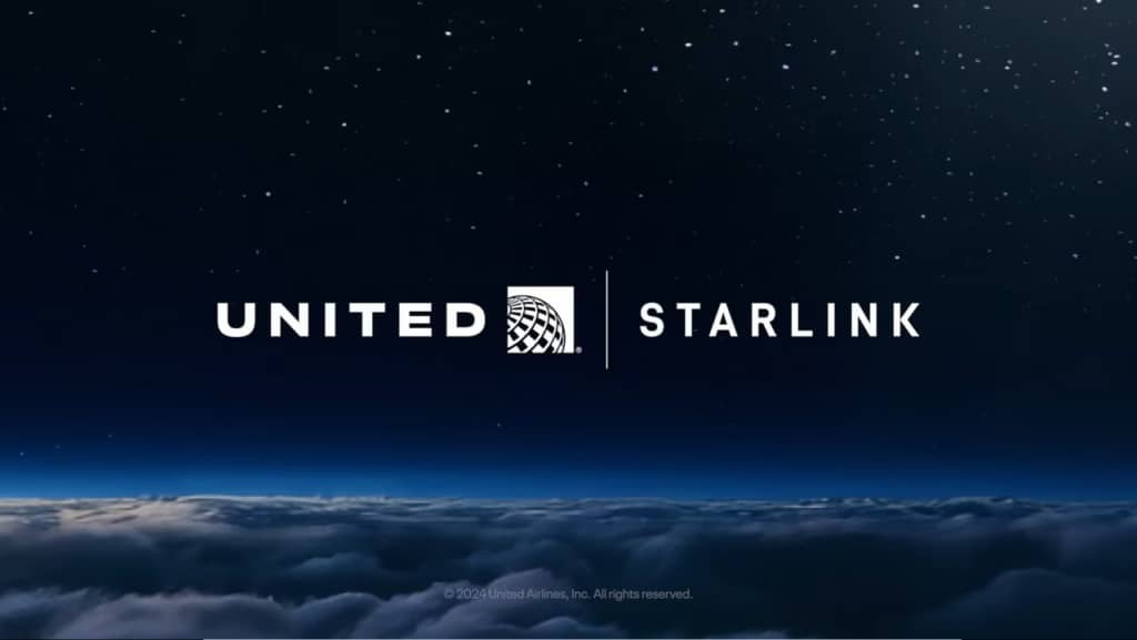 Starlink увімкнули на рейсах United Airlines