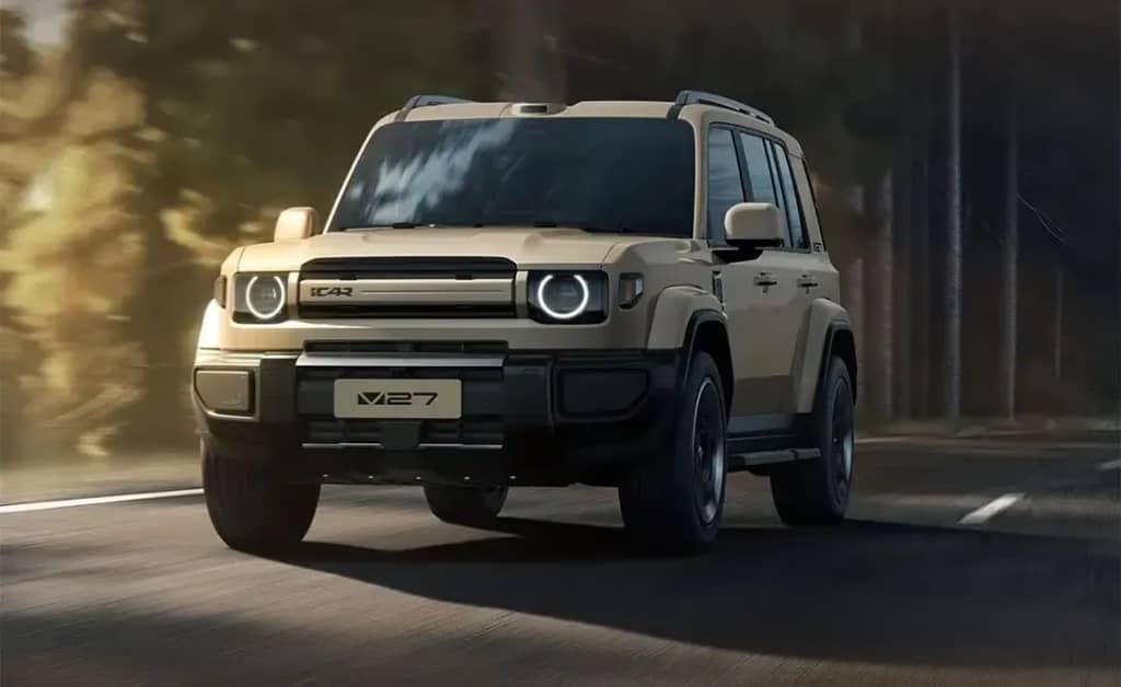 Випущено Chery iCAR V27 Long Range Edition