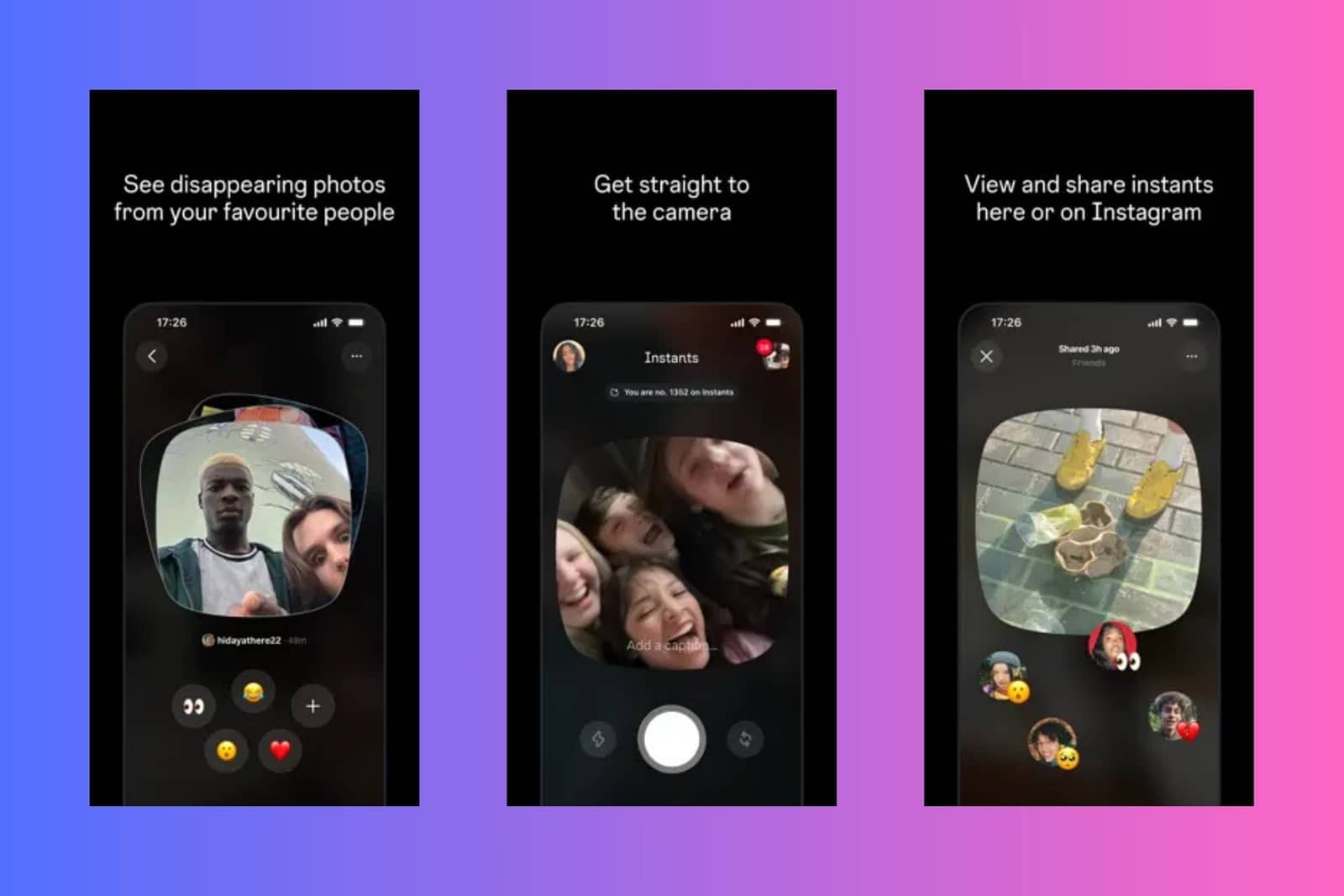 Instagram запустив новий додаток Instants для обміну фото