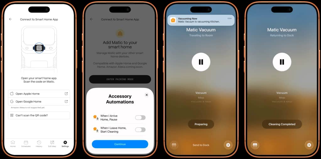 Siri та Apple Home можуть керувати пилососом Matic: ось як це працює