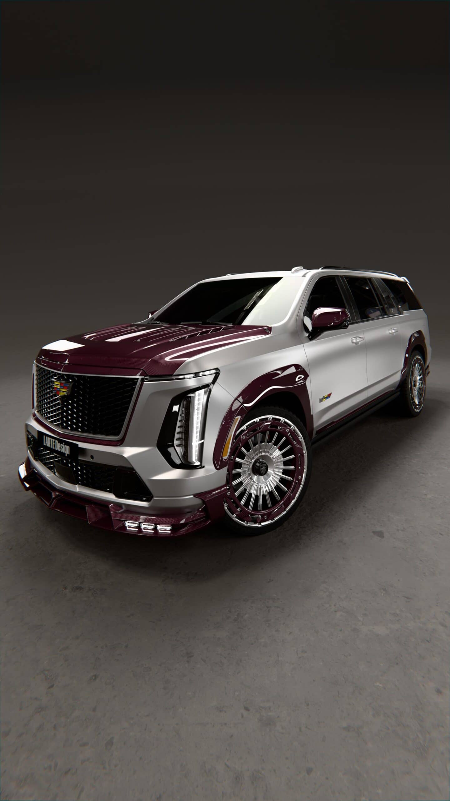 LARTE Design представляє новий пакет з бурштинового вуглецевого волокна для Cadillac Escalade