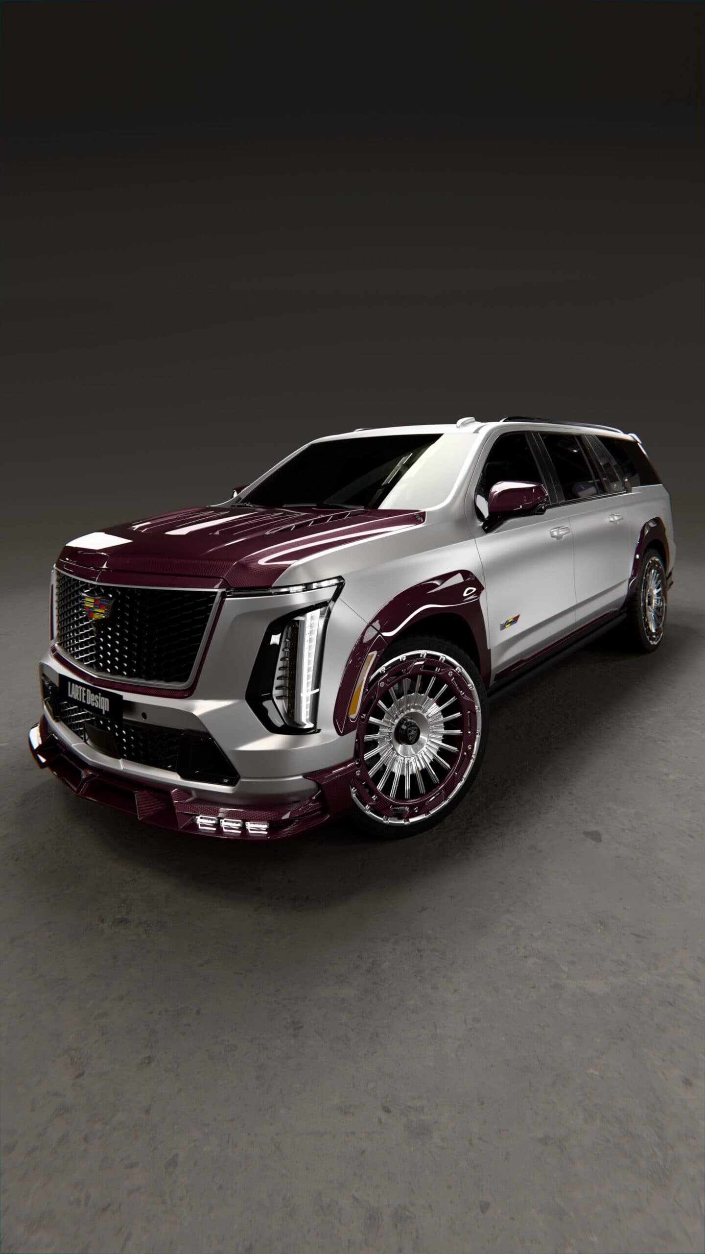 LARTE Design представляє новий пакет з бурштинового вуглецевого волокна для Cadillac Escalade