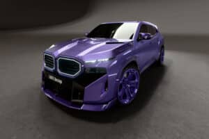 BMW XM в кольорі Lunar Lilac: сміливий дизайн від LARTE Design