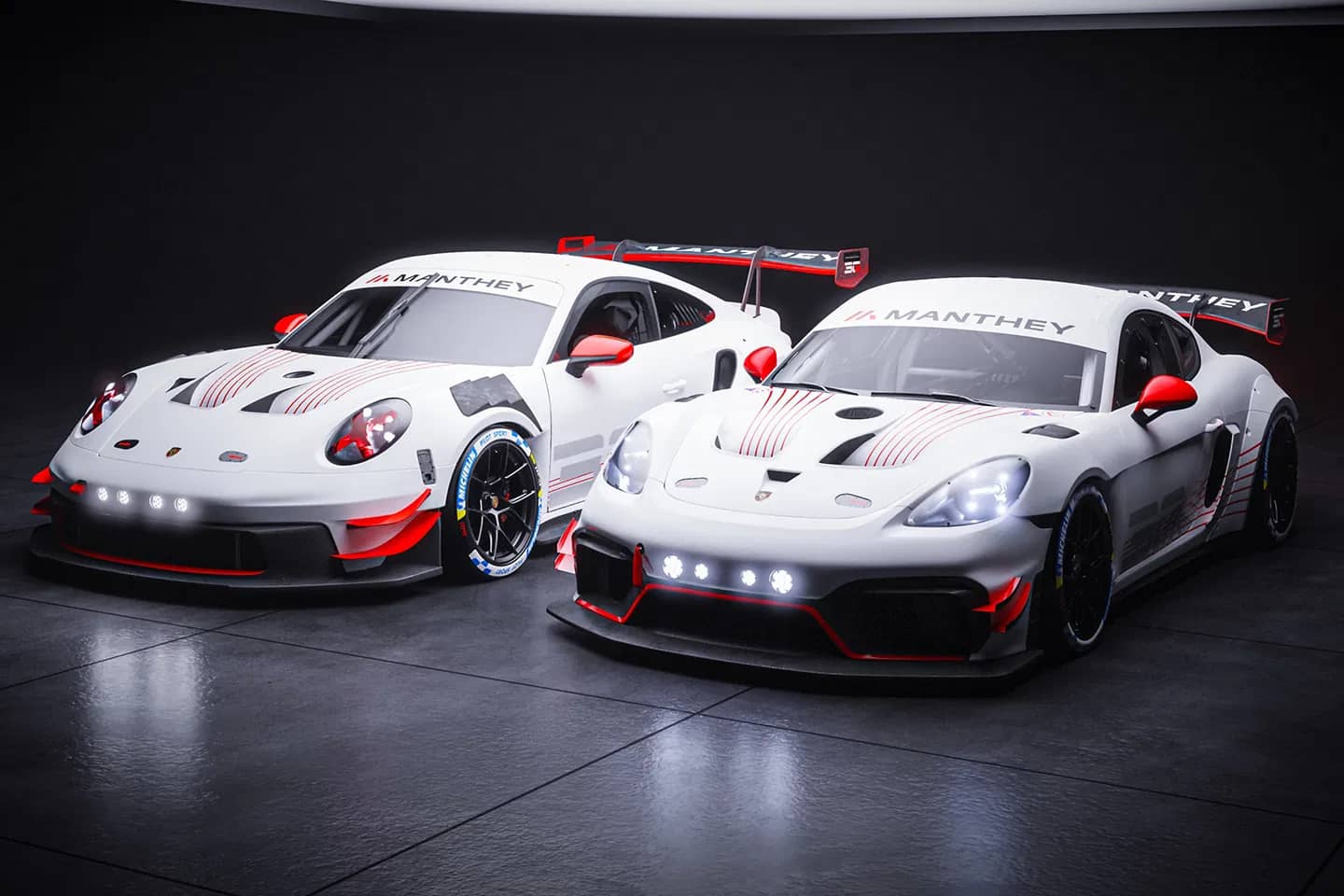 Manthey представляє екстремальні Porsche 911 GT3 Cup MR 30 та Cayman GT4 RS MR 30